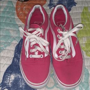 Pink vans women’s size 7